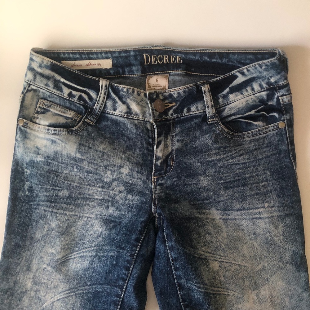 Decree Skinny Stonewashed Jeans